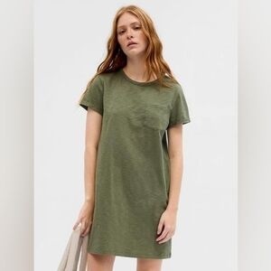 GAP Olive Green Mini T-Shirt Dress - New With Tags - Size XXL